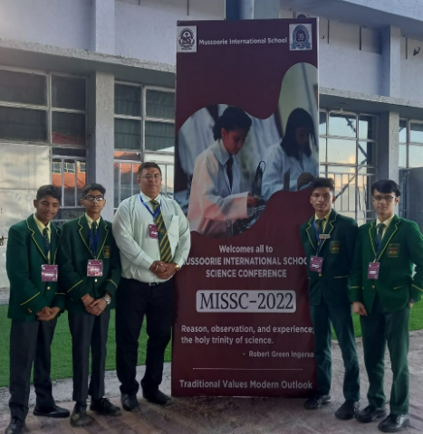 St. Jude’s School were Runners Up at 'Mussoorie International School Science Conference (MISSC-2022)