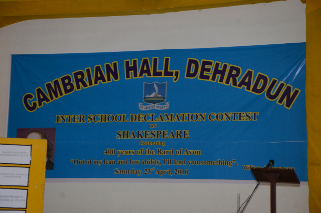 Inter School Declamation Contest on Shakespeare