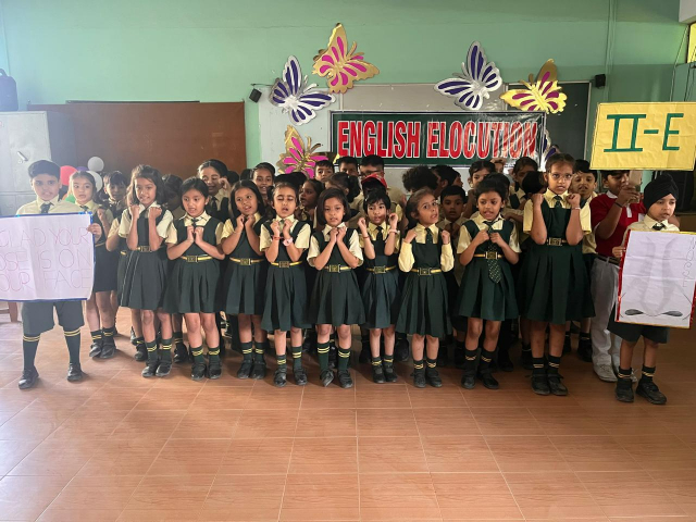St. Jude’s School hosts Inter-Class English Elocution Competition for Primary Classes.