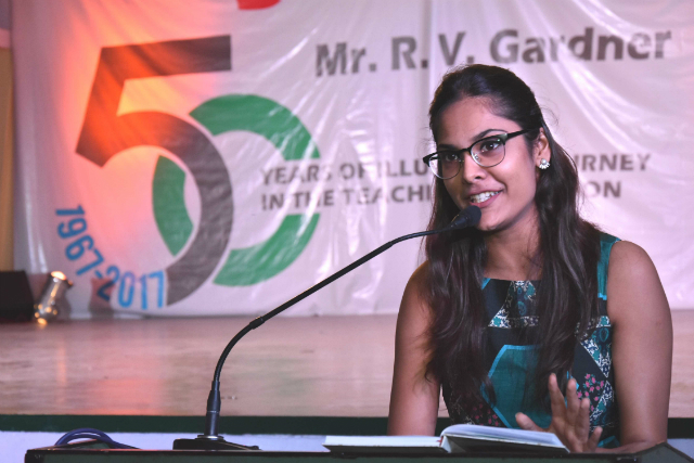We celebrate 50 years of Mr. R.V. Gardner's careers in the field of Education