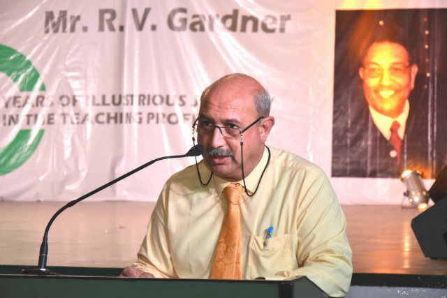 We celebrate 50 years of Mr. R.V. Gardner's careers in the field of Education