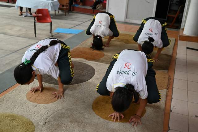 St. Jude's School Wins the Pre-Yoga Olympiad held at The Doon Girls School, Dehradun