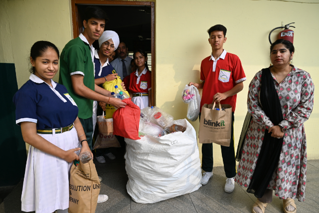 The Students of St.Jude’s School help create a Plastic Bank