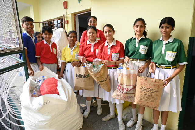The Students of St.Jude’s School help create a Plastic Bank