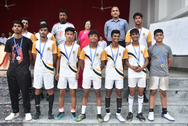 St. Jude’s School wins the Late Shri B.P. Saxena Memorial Inter School Senior Boys Futsal Tournament