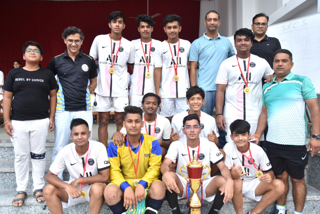 St. Jude’s School wins the Late Shri B.P. Saxena Memorial Inter School Senior Boys Futsal Tournament