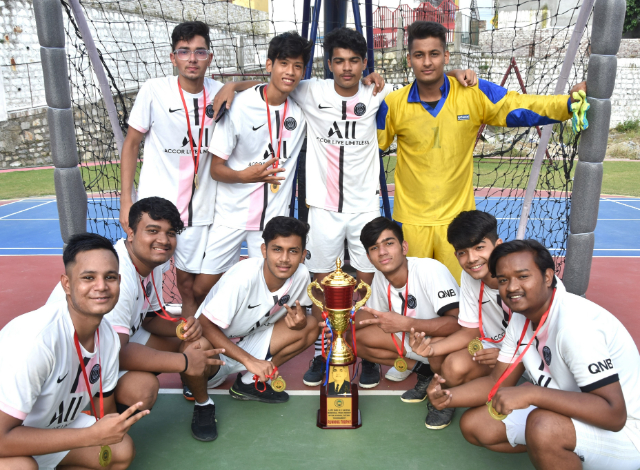 St. Jude’s School wins the Late Shri B.P. Saxena Memorial Inter School Senior Boys Futsal Tournament