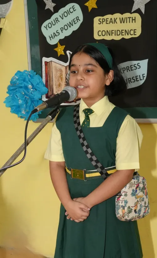  Inter-Class English Elocution Competition (Classes KG–II)