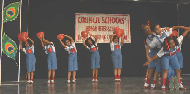 Our students participating at Junior Inter School Song & Dance Contest held at Carman School, Dalanw