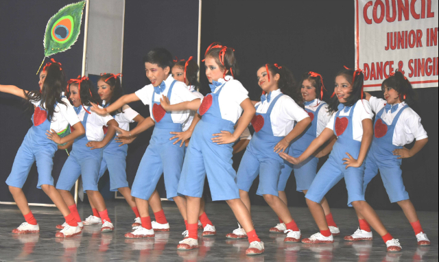Our students participating at Junior Inter School Song & Dance Contest held at Carman School, Dalanw