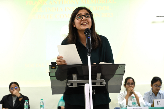 ST. JUDES EXCELS AT THE FRANK ANTHONY MEMOR IAL DEBATE 