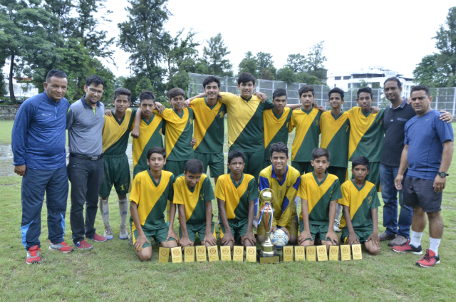 St. Jude's is Runners Up at the Bro. Keogh Memorial Inter School Football Tournament held at St. Jos