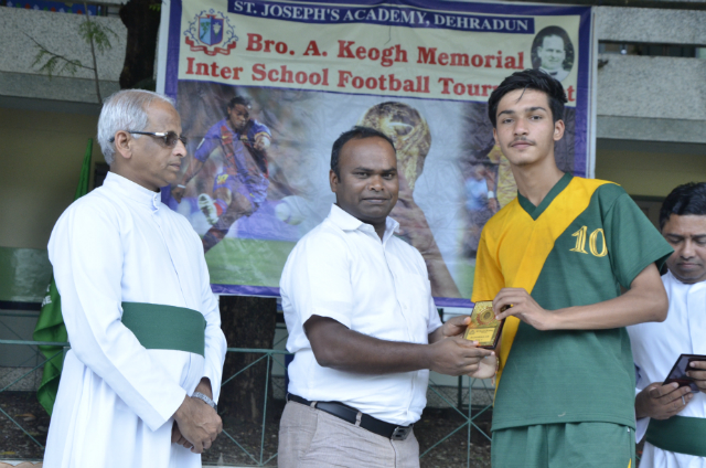 St. Jude's is Runners Up at the Bro. Keogh Memorial Inter School Football Tournament held at St. Jos