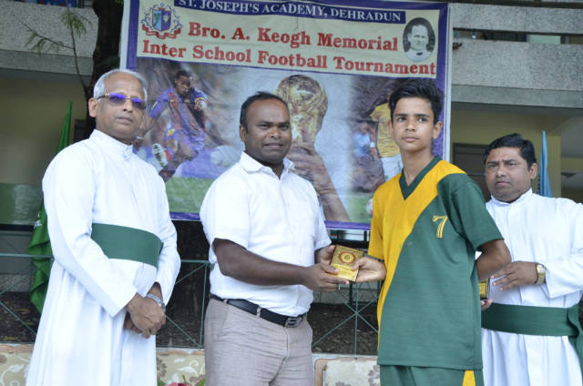 St. Jude's is Runners Up at the Bro. Keogh Memorial Inter School Football Tournament held at St. Jos