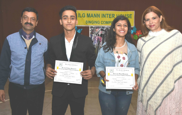 The Annual Late Mr. I.L.G. Mann Inter House Singing Contest 2018, St. Judeâ€™s School