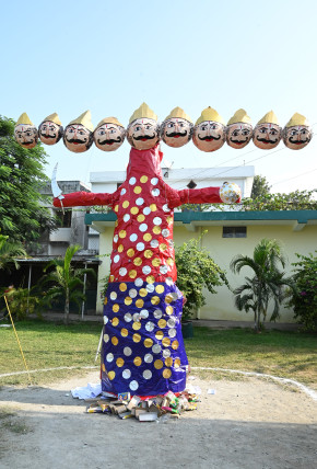 Victory of Light Over Darkness  Dussehra Celebrations at St. Jude’s School