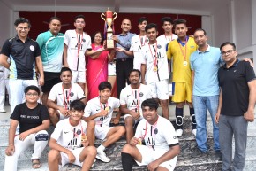 St. Jude’s School wins the Late Shri B.P. Saxena Memorial  Inter School Senior Boys Futsal Tournament